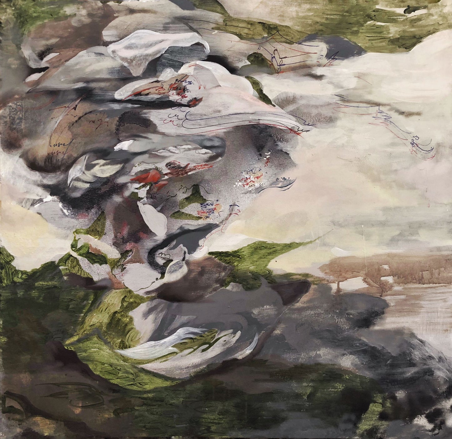 Bathtub of The World /100 x 100 cm/